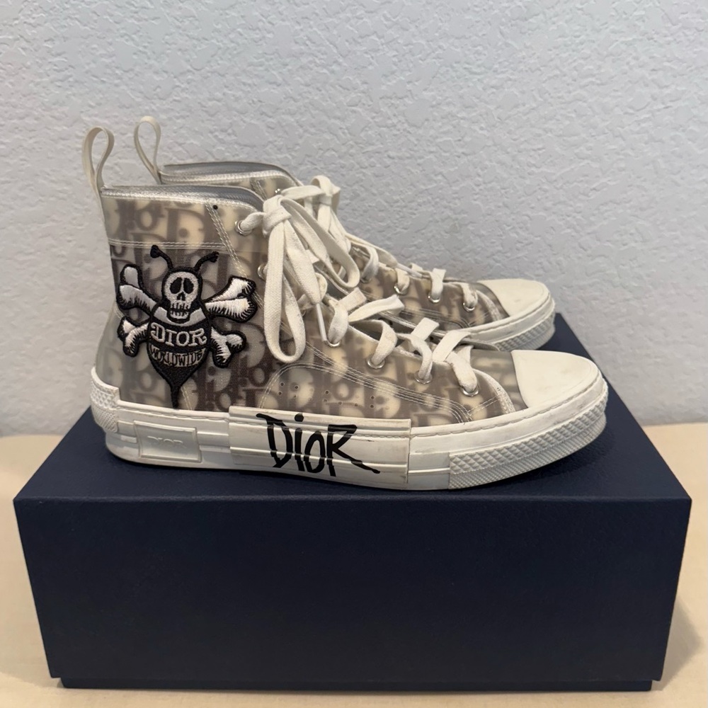 Dior X Stussy B23 High-Top Sneakers